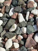 Крошка мраморная галтованная микс 10-20мм