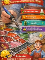 Олово для витража и флорариума без примесей 1000гр