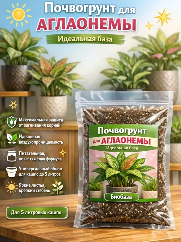 Почвогрунт для Аглаонемы для кашпо до 5л