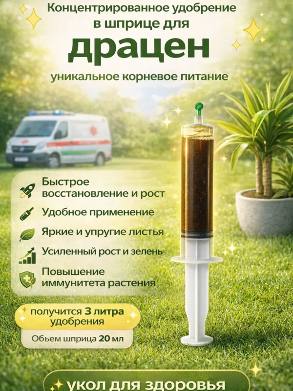 Концентрированное удобрение для драцен Концентрированное удобрение для драцен