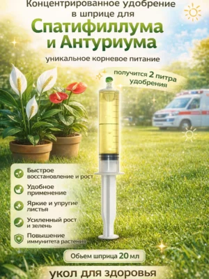 Концентрированное удобрение для спатифиллума и антуриума