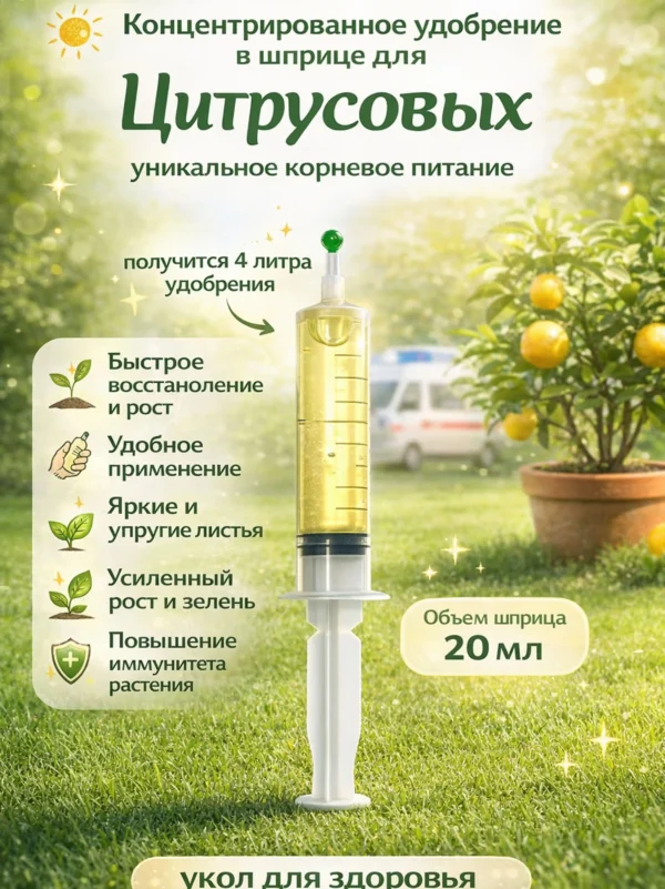 Концентрированное удобрение для цитрусовых